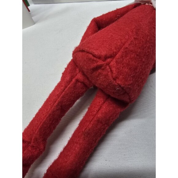 2014 ELF ON THE SHELF 12" BOY DOLL BROWN HAIR BLUE EYES WITH HAT - Picture 4 of 8